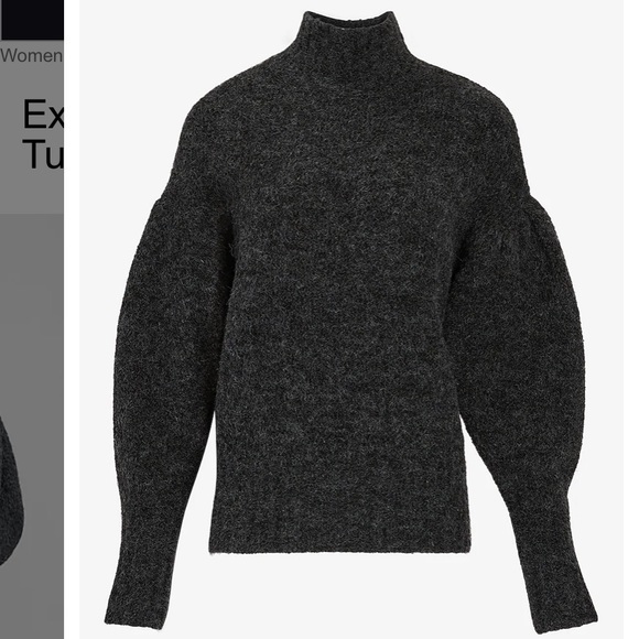 Express X You Chunky Turtleneck Sweater grey express women's jumper - Picture 3 of 5